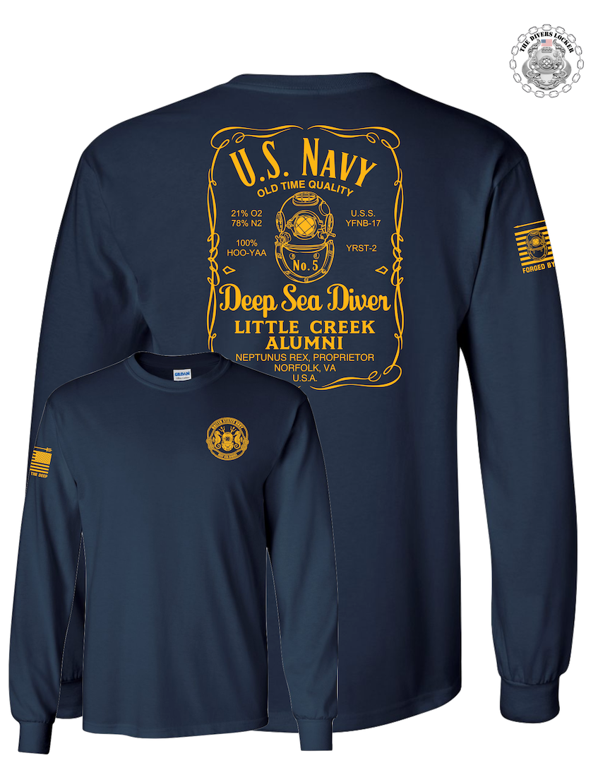 ALUMNI - LITTLE CREEK Cotton Long-sleeve T-shirt - The Divers Locker