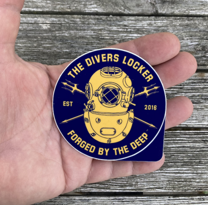 THE DIVERS LOCKER - Forged by the Deep (MOD 0) - sticker