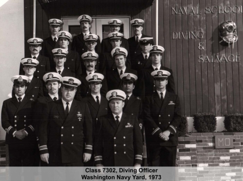 1973 Class 7302 Diving Officer Washington Navy Yard