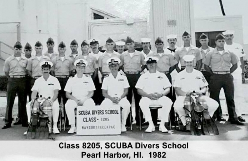 1982 Class 8205-Scuba Pearl Harbor HI